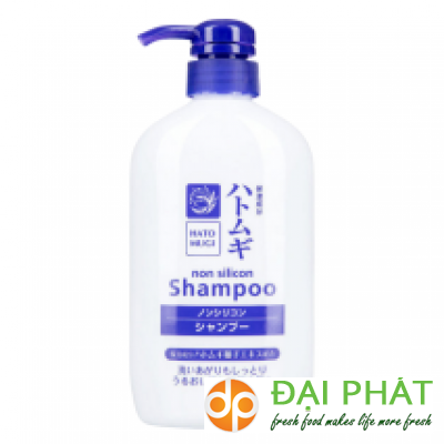 Silicone chiết xuất hạt dĩ ý Hatomugi Non Silicone Shampoo (600ml)