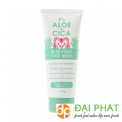 P'S Aloe Cica Face Wash (130g) +CICA