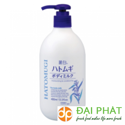 Hatomugi Moisturizing & Conditioning The Body Milk (400ml)
