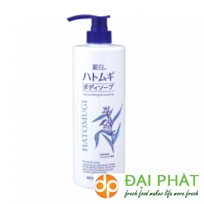 Hatomugi Moisturizing & Washing The Body Soap (800ml)
