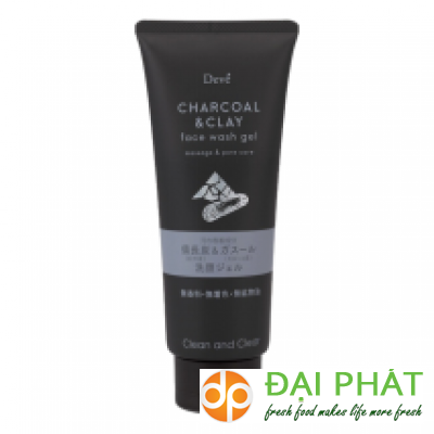 Deve Charcoal & Clay Face Wash Gel (200g)  ＆
