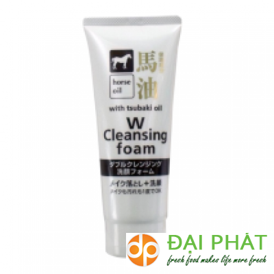 Kumano Horse Oil With Tsubaki Oil Cleansing Foam (130g)