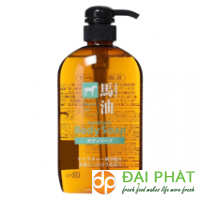 Kumano Horse Oil Moisture Body Soap (600ml)